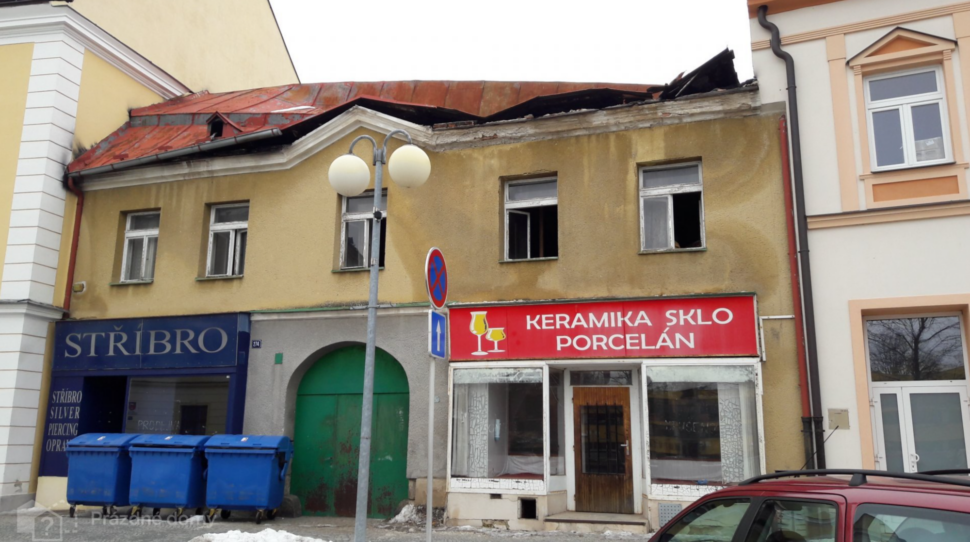 Bytový dům Humpolec původní stav